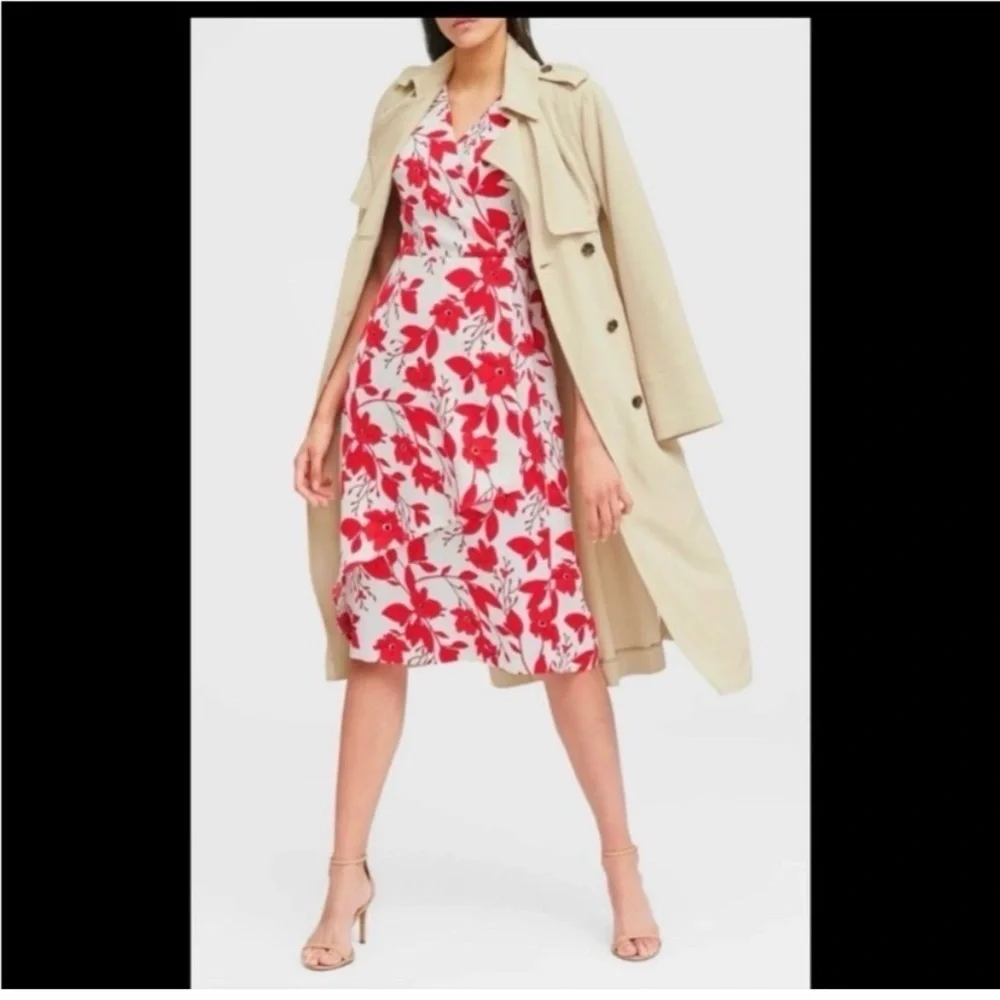 BANANA REPUBLIC Floral Midi Dress - Picture 2 of 8